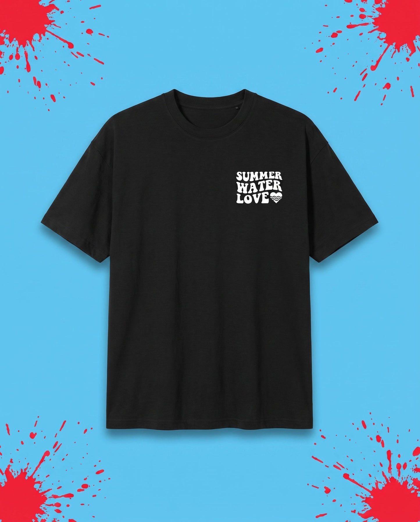 LAKELIVE T-shirt Oversize noir