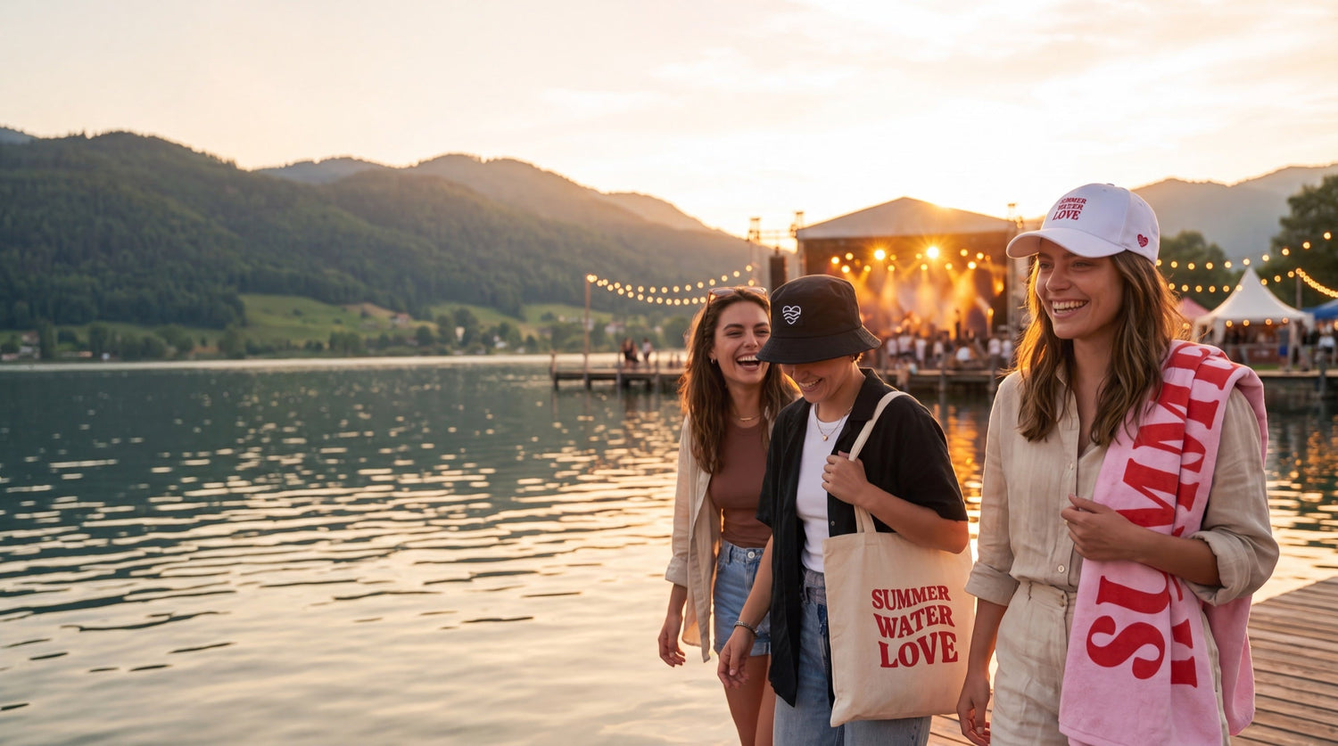 Accessoires LAKELIVE au bord du lac