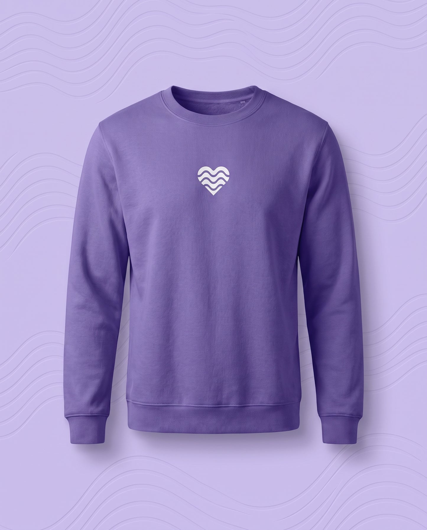 Sweatshirt LAKELIVE violet packshot studio