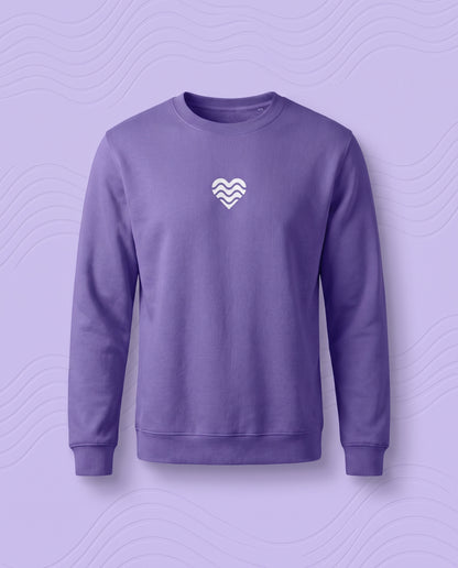 Sweatshirt LAKELIVE violet packshot studio