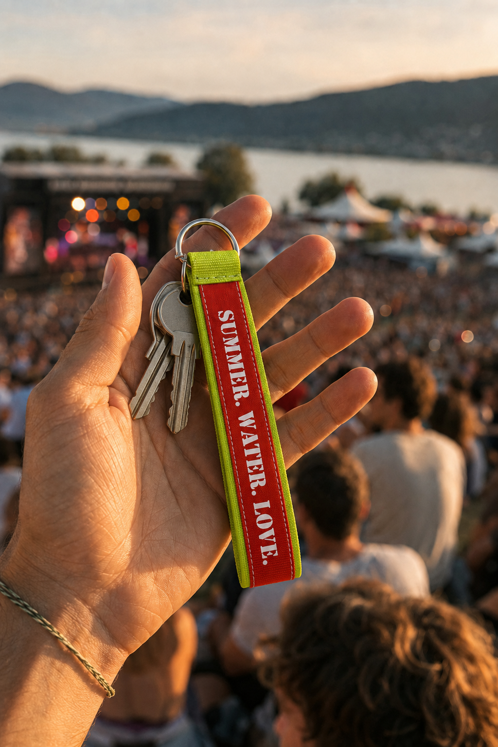 LAKELIVE Schlüsselanhänger mit Band