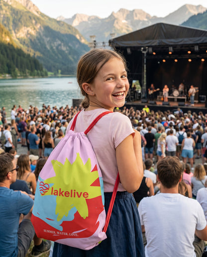 Sac Enfant LAKELIVE porte sur le dos au festival