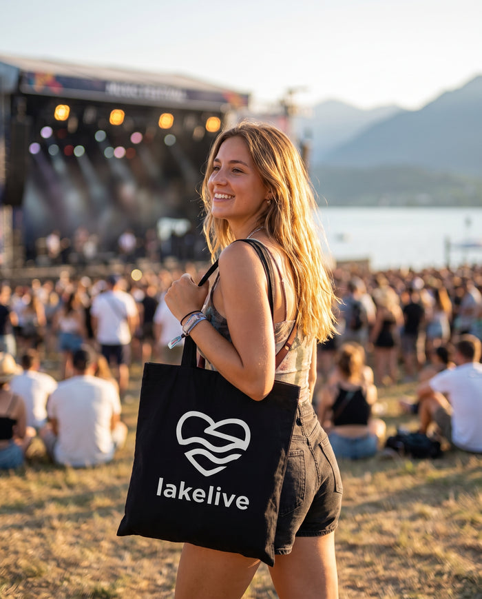 Tote Bag LAKELIVE — Noir