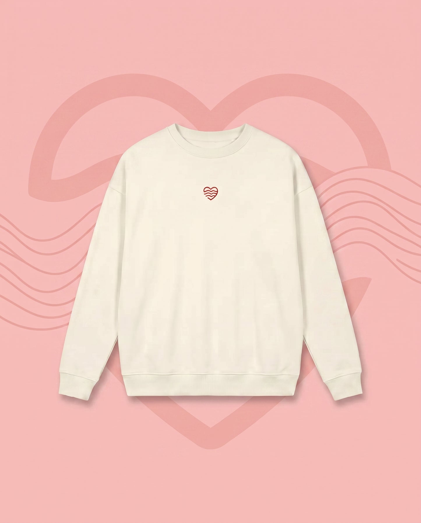 Sweatshirt LAKELIVE beige packshot studio