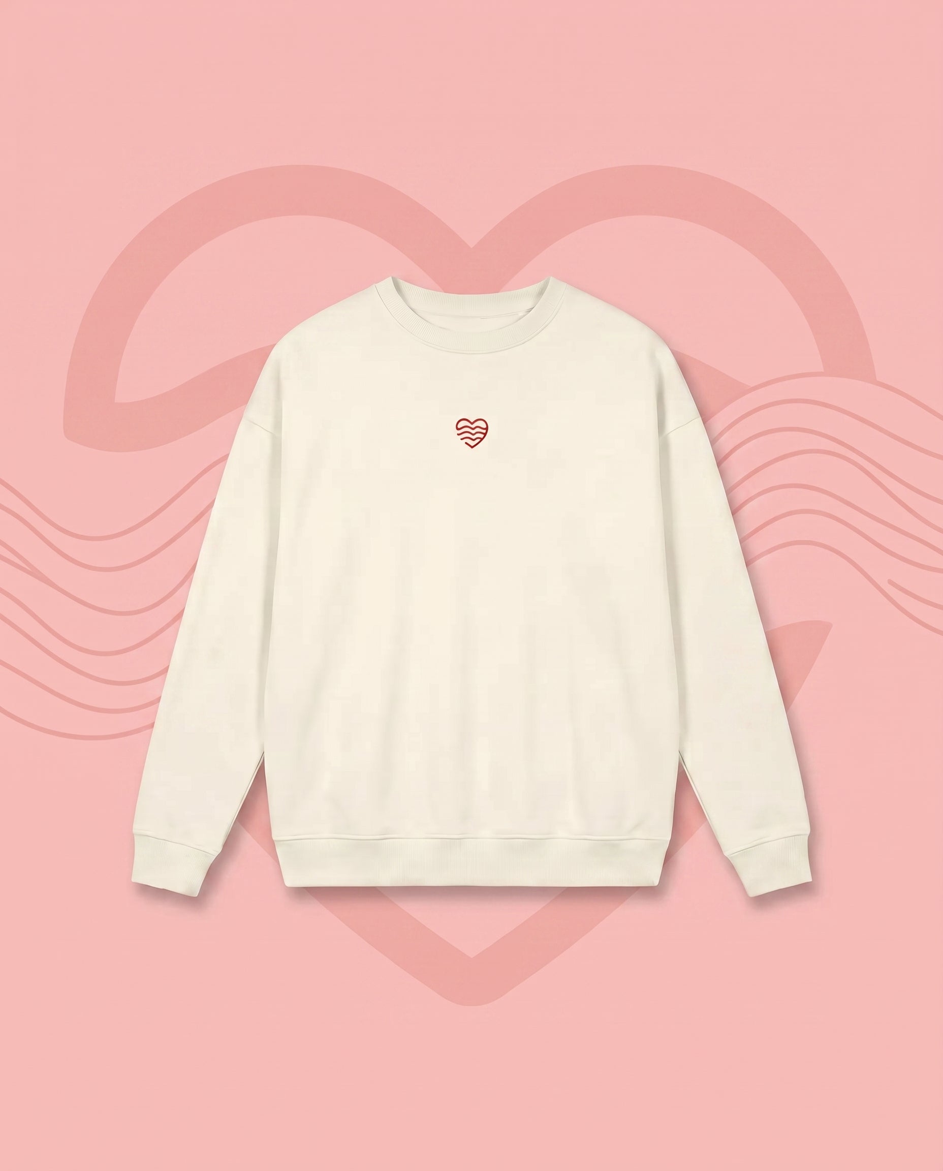 Sweatshirt LAKELIVE beige packshot studio