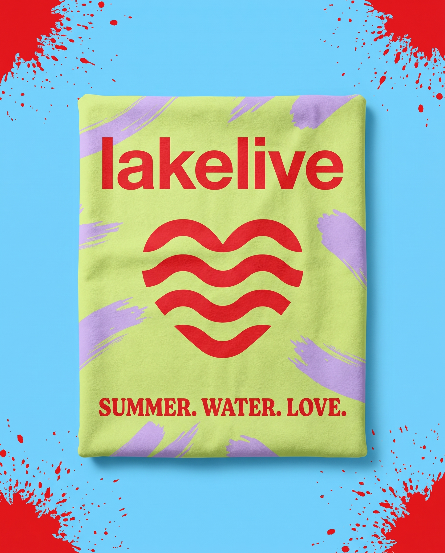 LAKELIVE Serviette lime