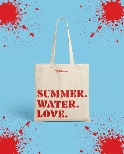LAKELIVE Tote Bag naturel