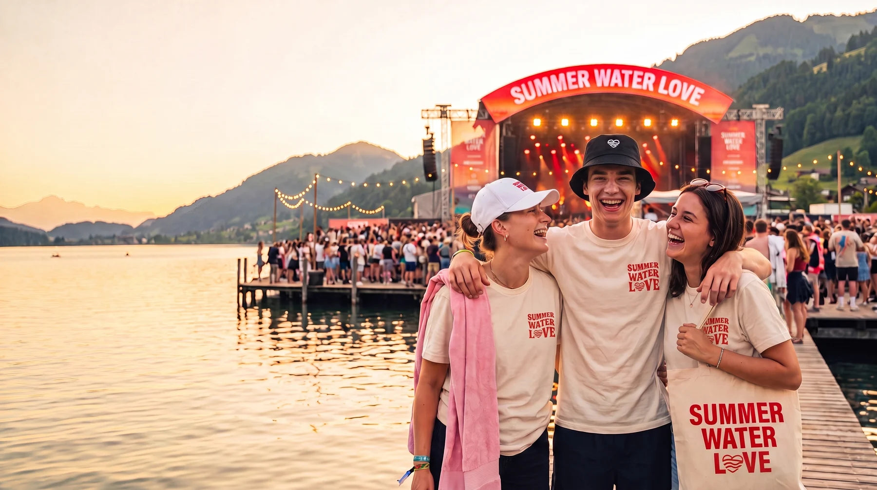 LAKELIVE — der offizielle Festival-Merch. Summer Water Love.